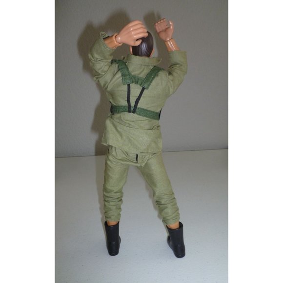 Vintage Formative Int'l Action Figure Soldier Black Hair Blue Eyes LEE - Picture 3 of 4